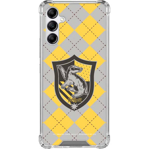 Wizarding World Harry Potter Hufflepuff Crest Galaxy A15 5G Clear Case